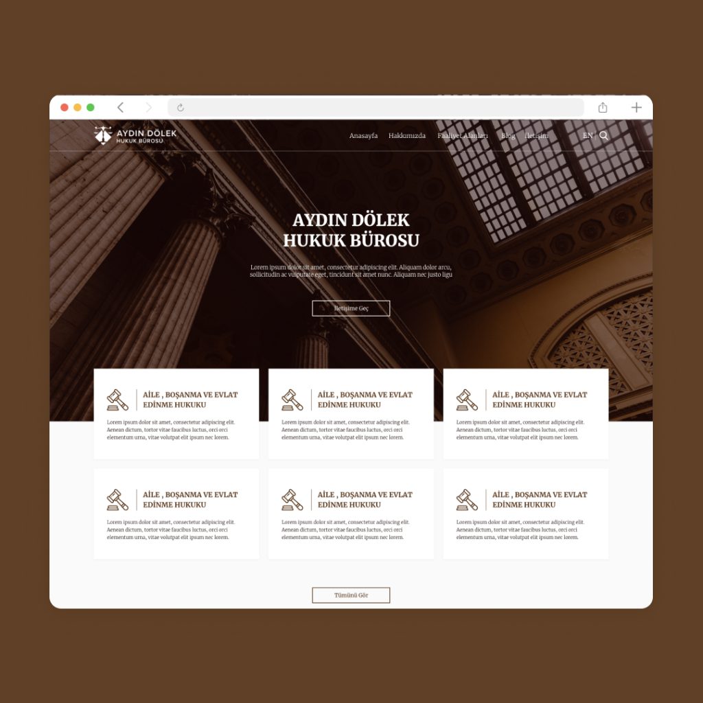 Hukuk Bürosu Web Sitesi