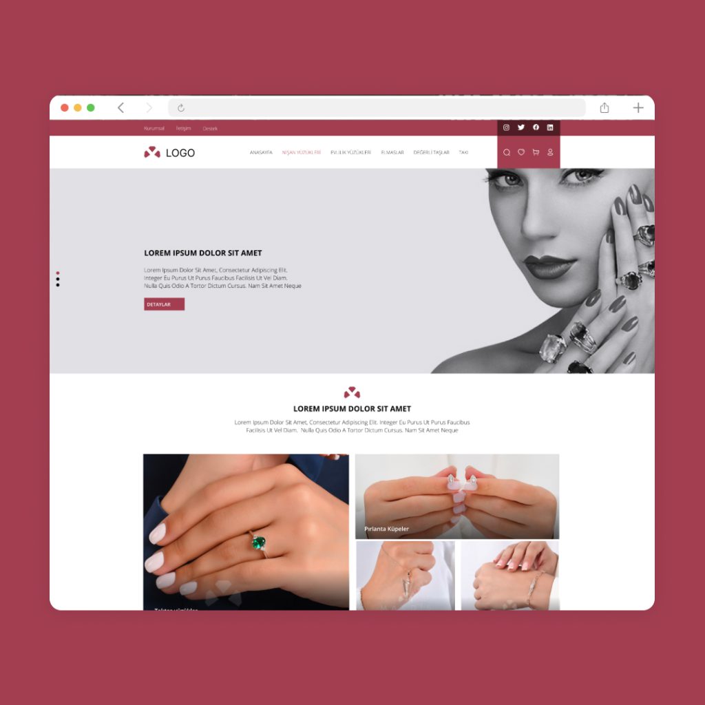 Takı Arayüz Tasarımı