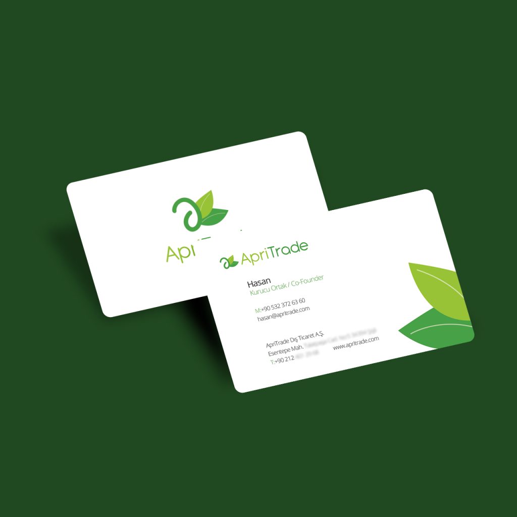 ApriTrade Kartvizit Çalışması